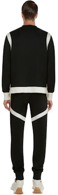 알렉산더 맥퀸 SS23 컬러블록 루즈 조거 팬츠 블랙 727297-QUX53-1000 Shop 알렉산더 맥퀸 SS23 컬러블록 루즈 조거 팬츠 블랙 727297-QUX53-1000