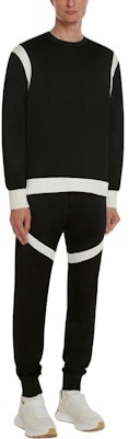 알렉산더 맥퀸 SS23 컬러블록 루즈 조거 팬츠 블랙 727297-QUX53-1000 Purchase 알렉산더 맥퀸 SS23 컬러블록 루즈 조거 팬츠 블랙 727297-QUX53-1000