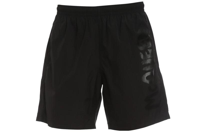 Alexander McQueen SS23  Graffiti Logo Print Swim Shorts Black. 660060-4419Q-1060