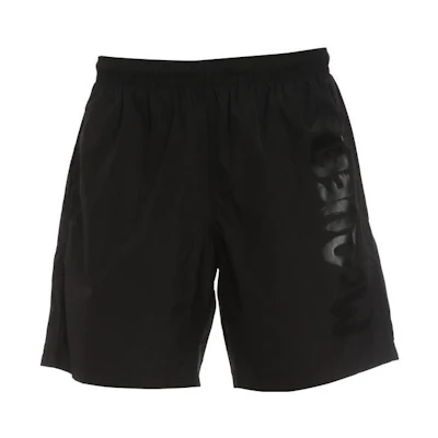Alexander McQueen SS23 Graffiti Logo Print Swim Shorts Black. 660060-4419Q-1060
