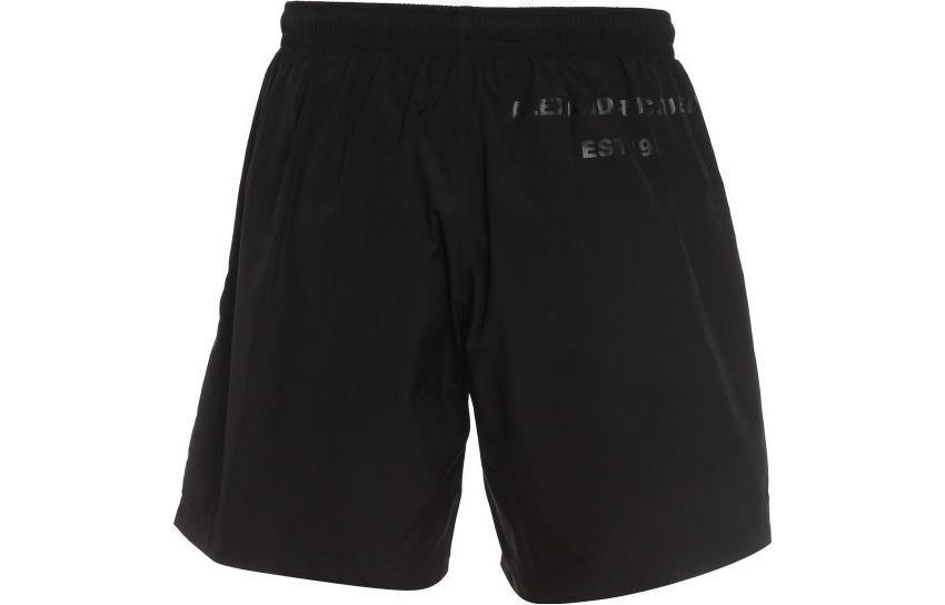 Lookbook 亚历山大麦昆 SS23 涂鸦标志印花泳裤 黑色. 660060-4419Q-1060