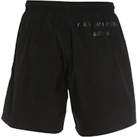 Lookbook Alexander McQueen SS23 Pantalones Cortos de Baño Negros con Logo Graffiti. 660060-4419Q-1060