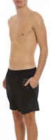 Purchase Alexander McQueen SS23 Pantalones Cortos de Baño Negros con Logo Graffiti. 660060-4419Q-1060