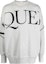 Buy Alexander McQueen SS23 Kelabu Sweatshirt Cetak Huruf Loose Fit Crewneck 705002-QUZ23-0902