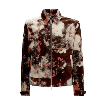 Alexander McQueen SS23 All-Over Printed Casual Jacket Multicolor () 678073-RSB04-2000