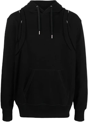 Sudadera con Capucha Negra Alexander McQueen SS23 con Detalles Recortados Hombre 731639-QUX43-1000 Buy Sudadera con Capucha Negra Alexander McQueen SS23 con Detalles Recortados Hombre 731639-QUX43-1000