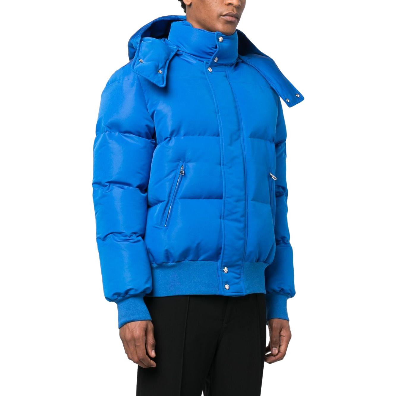 Lookbook Alexander McQueen SS23 Chaqueta Sudadera Acolchada Azul Casual. 726896-QVZ01-0903