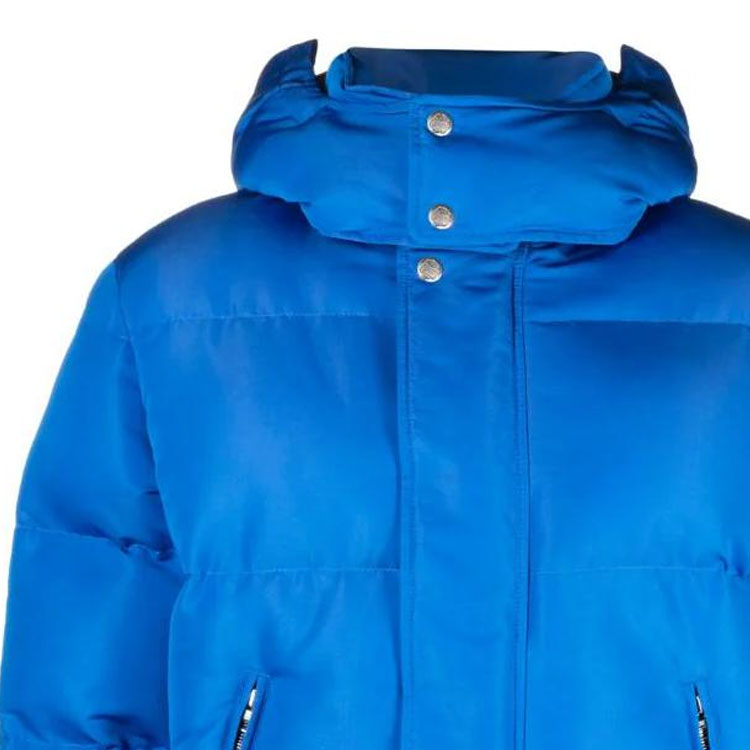 Shop Alexander McQueen SS23 Chaqueta Sudadera Acolchada Azul Casual. 726896-QVZ01-0903