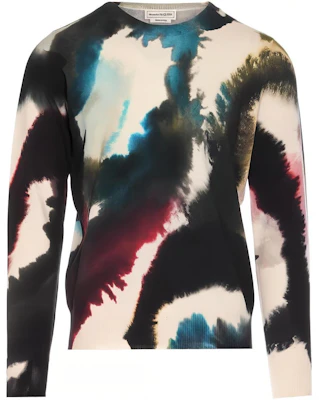 Alexander McQueen SS23 拼色寬鬆型男款圓領衛衣 729282-Q1GBS9165 Buy Alexander McQueen SS23 拼色寬鬆型男款圓領衛衣 729282-Q1GBS9165