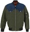 Order Alexander McQueen SS23 Contrast Zip Long-Sleeve Jacket Men’s Army Green 722122-QUZ05-0903