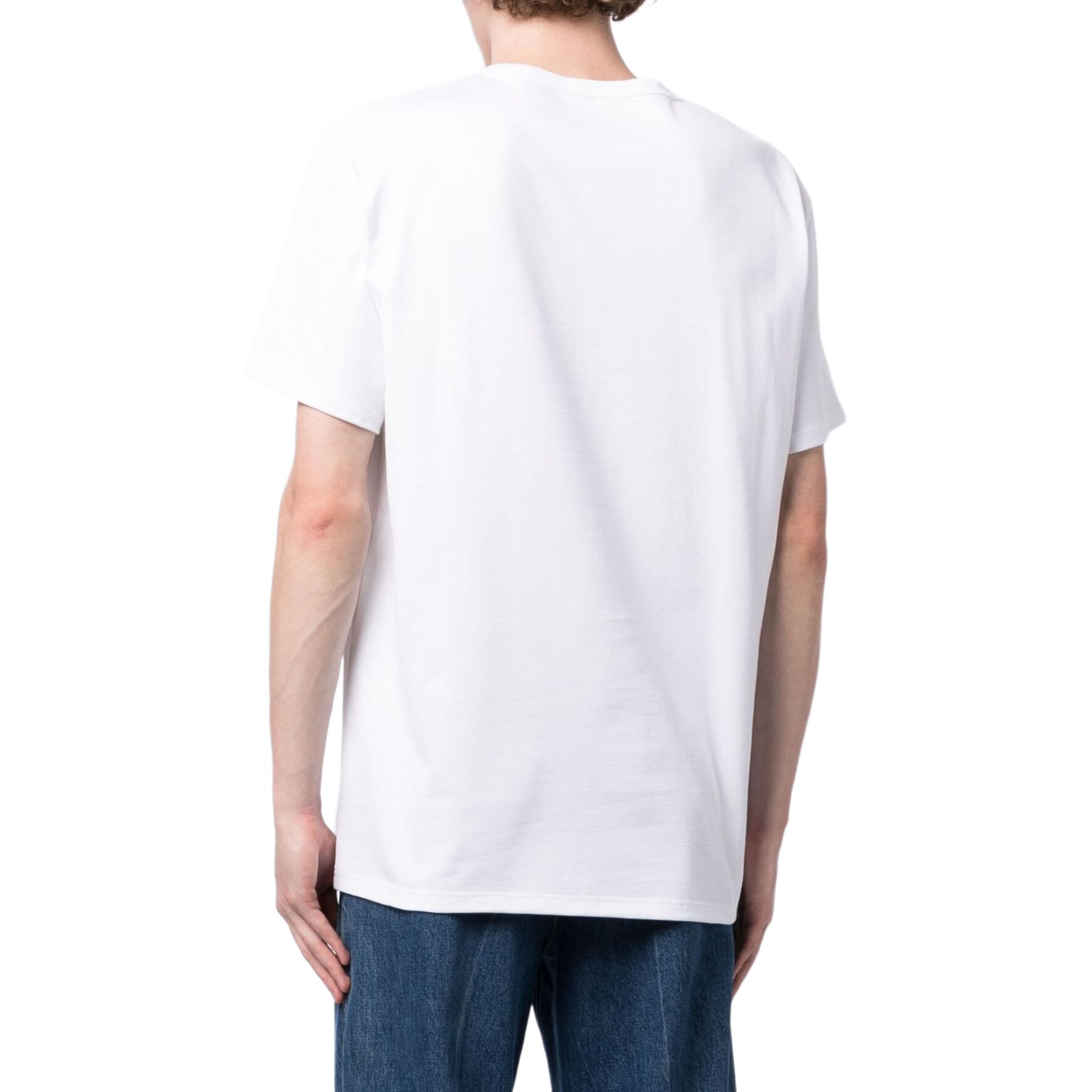 Details for Alexander McQueen SS23 Baju T-Casual Cetakan Grafik Putih Lelaki 750658QVZ090900