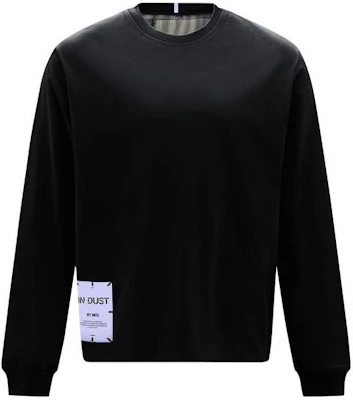 アレキサンダー・マックイーン SS23 ロゴパッチ クルーネックスウェットシャツ ブラック メンズ 661254-RRT11-1000 Buy アレキサンダー・マックイーン SS23 ロゴパッチ クルーネックスウェットシャツ ブラック メンズ 661254-RRT11-1000