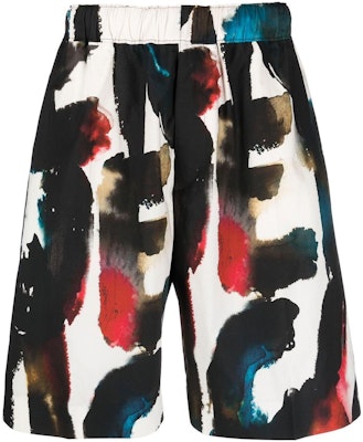 Alexander McQueen SS23 Logo Print Elastic Waist Casual Shorts Multi-color Men 726838-QUO76-8500 Order Alexander McQueen SS23 Logo Print Elastic Waist Casual Shorts Multi-color Men 726838-QUO76-8500