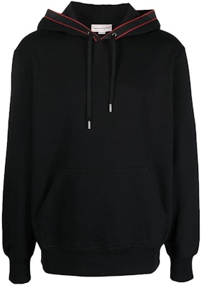 Alexander McQueen SS23 Logo Print Hoodie Hitam Lengan Panjang 722588-QUX75-0901 Order Alexander McQueen SS23 Logo Print Hoodie Hitam Lengan Panjang 722588-QUX75-0901