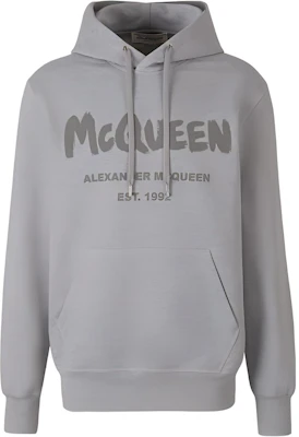 亞歷山大·麥昆 SS23 灰色長袖徽標印花連帽衫 688715-QTZ81-0922 Buy 亞歷山大·麥昆 SS23 灰色長袖徽標印花連帽衫 688715-QTZ81-0922