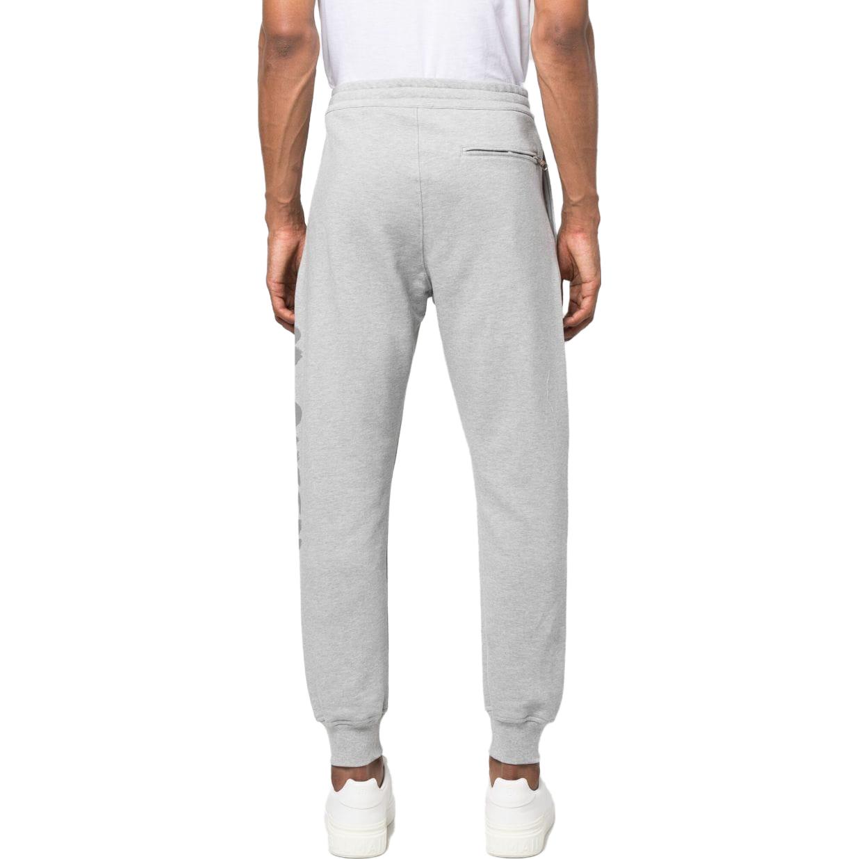 Shop Alexander McQueen SS23 Logo Print Jogger Sweatpants Grey . 688714-QVZ81-0922