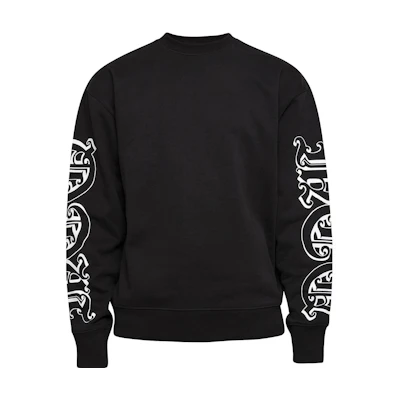 Alexander McQueen SS23 Logo Print Pullover Sweatshirt Black Men’s 348041-RJR15-1000