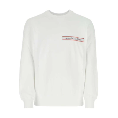 Alexander McQueen SS23 Logo Strap Sweatshirt White () 642663-QTX75-0910