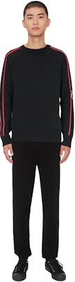 Alexander McQueen SS23 Men’s Contrast Trim Knit Sweater Black 729262-Q1XGD-1136 Purchase Alexander McQueen SS23 Men’s Contrast Trim Knit Sweater Black 729262-Q1XGD-1136