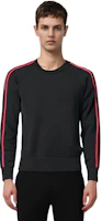 Details for Alexander McQueen 男士對比飾邊針織毛衣 黑色 SS23 729262-Q1XGD-1136