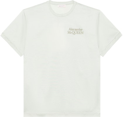 亚历山大麦昆SS23 Opal刺绣标志圆领T恤. 682868-QUX89-4920 Buy 亚历山大麦昆SS23 Opal刺绣标志圆领T恤. 682868-QUX89-4920