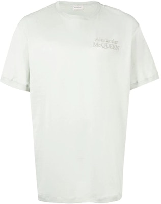 亚历山大麦昆SS23 Opal刺绣标志圆领T恤. 682868-QUX89-4920 Order 亚历山大麦昆SS23 Opal刺绣标志圆领T恤. 682868-QUX89-4920