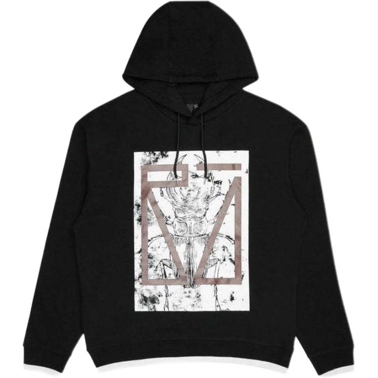 Alexander McQueen SS23 Pattern Print Casual Sweatshirt Black 373121-RFR70-1000