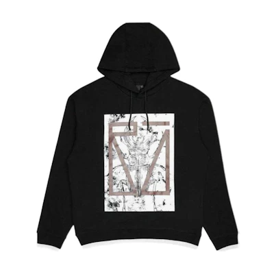 Alexander McQueen SS23 Pattern Print Casual Sweatshirt Black 373121-RFR70-1000