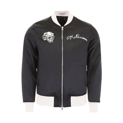 Alexander McQueen SS23 Printed Crew Neck Jacket 543230-QMR15-1000