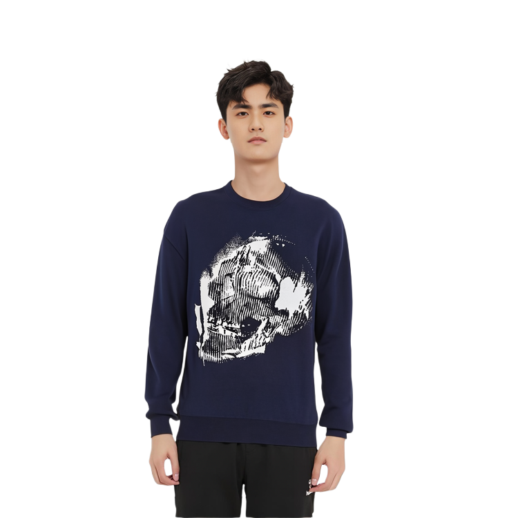 Purchase Alexander McQueen SS23 骷髏印花藍色圓領汗衫 752048-Q1XHP-4192