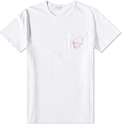 Alexander McQueen SS23 Skull Print Crewneck T-Shirt White Fashion 727284-QUX91-9000 Order Alexander McQueen SS23 Skull Print Crewneck T-Shirt White Fashion 727284-QUX91-9000