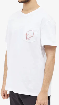 Alexander McQueen SS23 Skull Print Crewneck T-Shirt White Fashion 727284-QUX91-9000 Purchase Alexander McQueen SS23 Skull Print Crewneck T-Shirt White Fashion 727284-QUX91-9000