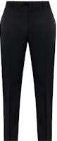 Alexander McQueen SS23 Solid Pleated Tapered Pants Men’s Black 734234-QVU91-1000 Alexander McQueen SS23 Solid Pleated Tapered Pants Men’s Black 734234-QVU91-1000