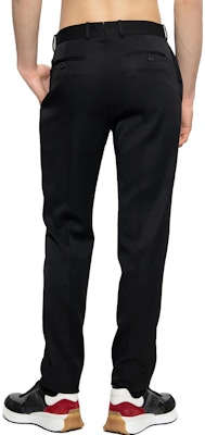 Pantalones Negros Entallados y Plisados Alexander McQueen SS23 para Hombre. 734234-QVU91-1000 Shop Pantalones Negros Entallados y Plisados Alexander McQueen SS23 para Hombre. 734234-QVU91-1000