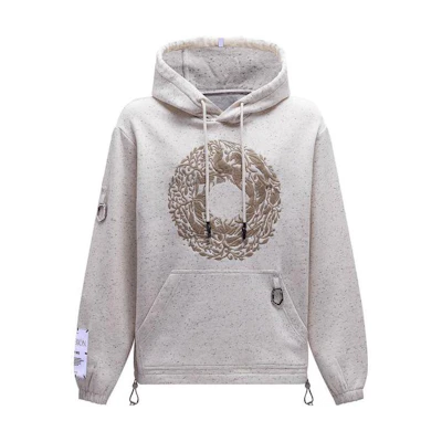 Alexander McQueen SS23 White Logo Embroidered Long-Sleeve Sweatshirt 639072-RQJ29-9929