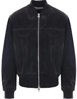 Alexander McQueen SS24 Black Solid Zip-Up Bomber Jacket Long Sleeve 787438-QTABK-1000 Alexander McQueen SS24 Black Solid Zip-Up Bomber Jacket Long Sleeve 787438-QTABK-1000