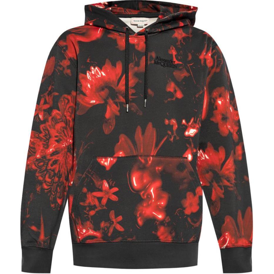 Alexander McQueen SS24 Logo Embroidered Hoodie Multi-Color 794499-QXAA2-1111