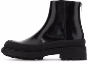 Alexander McQueen Tread Slick ZIpped Ankle Boot 'Black' 735809WHV7H1000 Alexander McQueen Tread Slick ZIpped Ankle Boot 'Black' 735809WHV7H1000