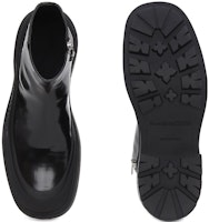 Alexander McQueen亞歷山大麥昆堆疊皮革時尚拉鍊短筒靴男款黑色 Purchase Alexander McQueen亞歷山大麥昆堆疊皮革時尚拉鍊短筒靴男款黑色