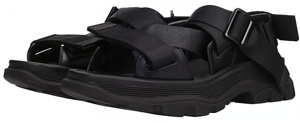 Alexander McQueen Strappy Leather Sport Sandal 'Black' 667815-W4R51-1000 Buy Alexander McQueen Strappy Leather Sport Sandal 'Black' 667815-W4R51-1000