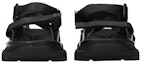 Shop Alexander McQueen Sandal Kulit Sport 'Hitam' 667815-W4R51-1000