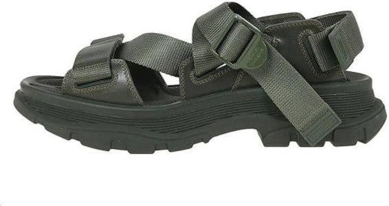 알렉산더 맥퀸 카키 스트랩 가죽 스포츠 샌들 667815-W4R51-3230 Buy 알렉산더 맥퀸 카키 스트랩 가죽 스포츠 샌들 667815-W4R51-3230