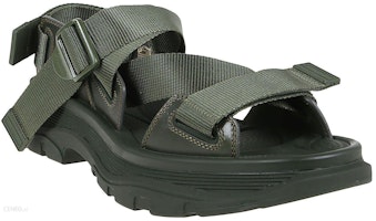 Alexander McQueen Sandal Kulit Bertali 'Khaki' 667815-W4R51-3230 Lookbook Alexander McQueen Sandal Kulit Bertali 'Khaki' 667815-W4R51-3230