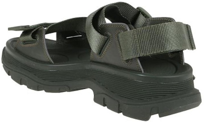Alexander McQueen Strappy Leather Sport Sandal 'Khaki' 667815-W4R51-3230 Shop Alexander McQueen Strappy Leather Sport Sandal 'Khaki' 667815-W4R51-3230