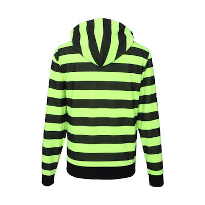 Alexander McQueen Striped Colorblock Hoodie Multicolor 494034-RLR18-7623