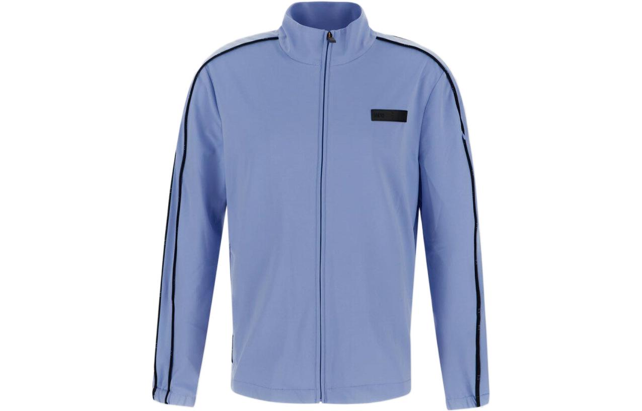 Alexander McQueen Striped Stand Collar Zip-Up Jacket 641389-RTT51-5355