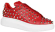 Lookbook Alexander McQueen Studded Oversized Sneaker ''Rood'' 711142-WHQYW-6088