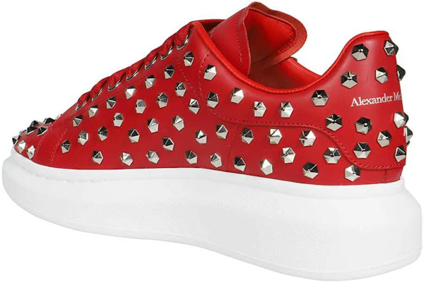 Alexander McQueen Studded Oversized Sneaker ''Rood'' 711142-WHQYW-6088 Shop Alexander McQueen Studded Oversized Sneaker ''Rood'' 711142-WHQYW-6088