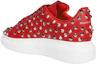Shop Alexander McQueen Studded Oversized Sneaker ''Rood'' 711142-WHQYW-6088