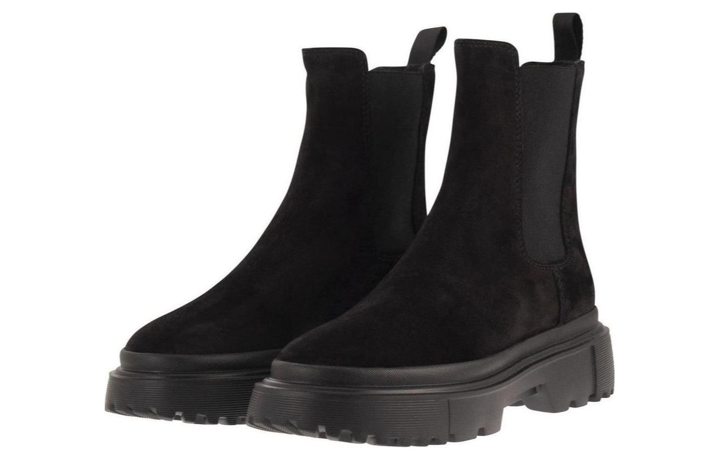 Alexander McQueen Hybrid Chelsea Boot 'Black Suede' 圖 3